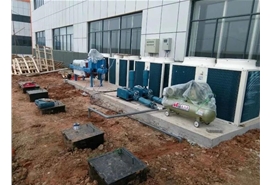 地埋污水處理現(xiàn)場